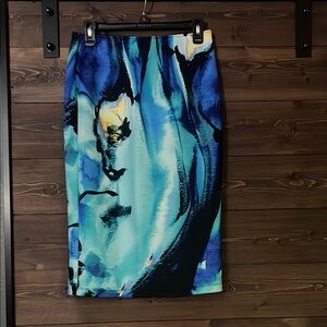 Apt. 9 Blue Knee-Length Pencil Skirt for Cocktail Events